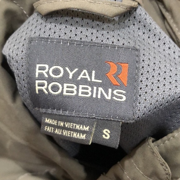 Royal Robbins Windbreaker Jacket Size Small Olive Green Polyester - Picture 7 of 9